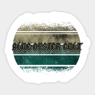 blue oyster cult Sticker